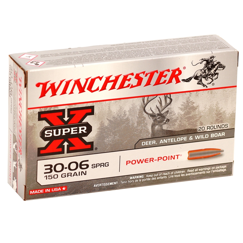 30-06 Springfield 150 Grain Winchester Powerpoint Ten 20 Count Boxes ...