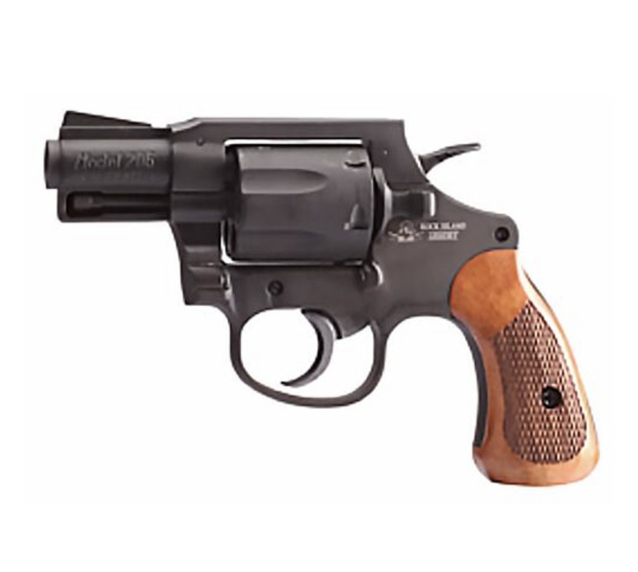 Rock Island Armory M206 Revolver .38 Special 2 Barrel 6 Rounds Fixed  Sights Wood Grips Black [FC-4806015512837] - Cheaper Than Dirt
