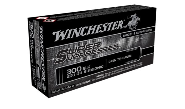 Winchester 300 Blackout 200 Grain Super Suppressed Subsonic 5 Boxes 100 Total Rounds