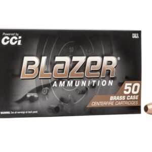40 S&W 165 Grain CCI Blazer FMJ Ammunition: Five 50 Count Boxes, 250 Total Rounds