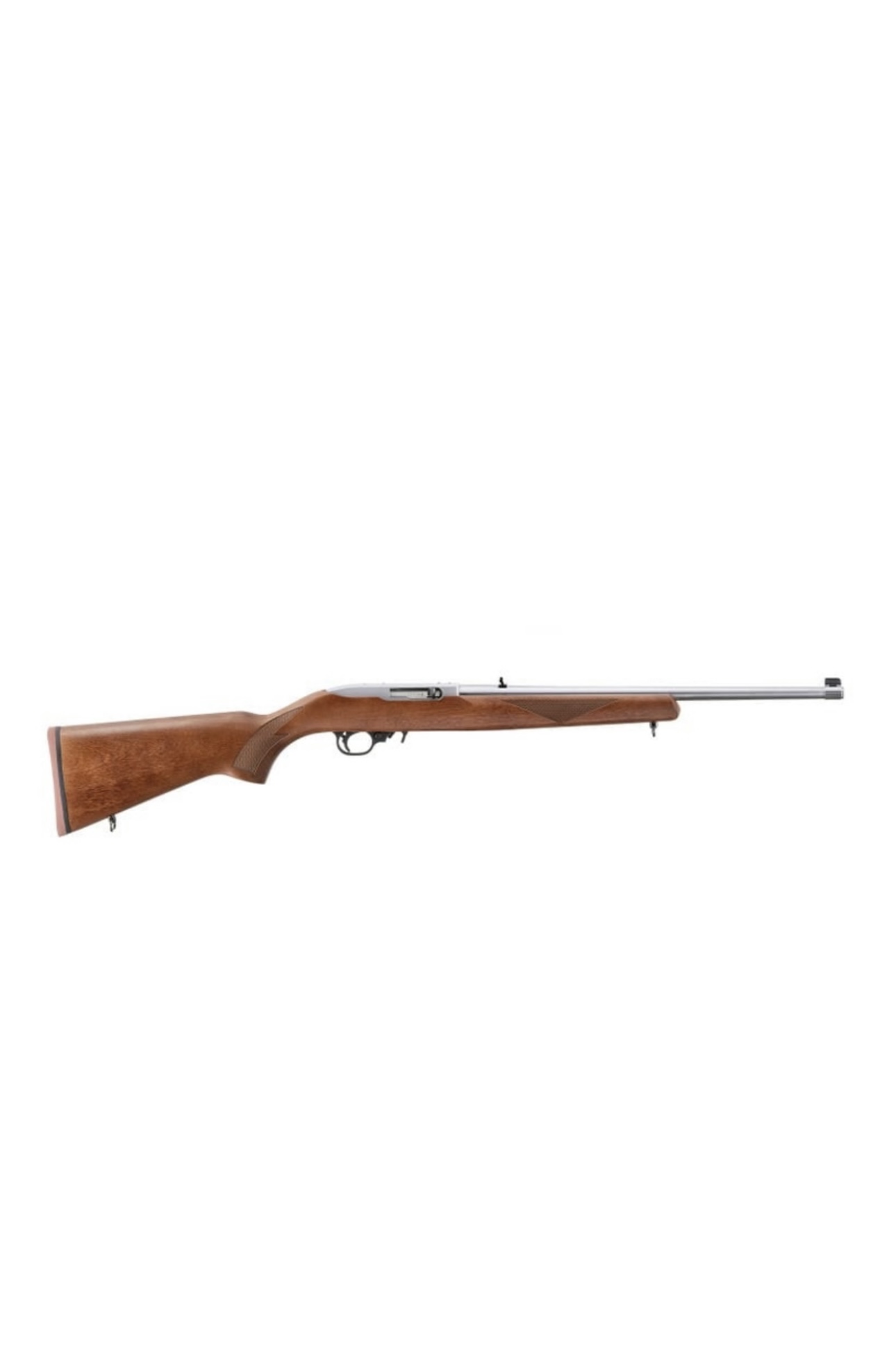 New Ruger 10/22 Sporter Stainless w Walnut Stock & Davidsons Lifetime ...