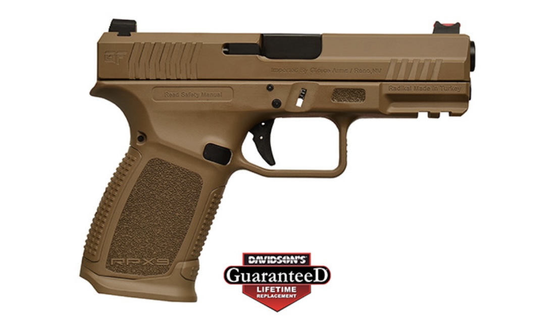 New RPX9 Exodus 9mm Luger 15+1 Glock 19 Clone with Lifetime Warranty