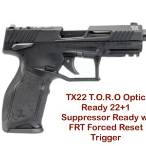 Taurus TX-22 G2 Toro TX22 22LR 22 Threaded Toro 22+1 FRT Forced Reset Trigger Included