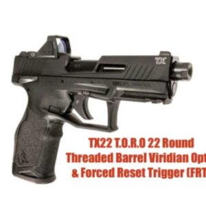 Taurus TX-22 G2 Toro TX22 22LR 22 Threaded Toro Red Dot 22+1 FRT Included